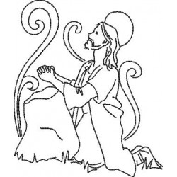 Stickdatei - Moments with Jesus beten